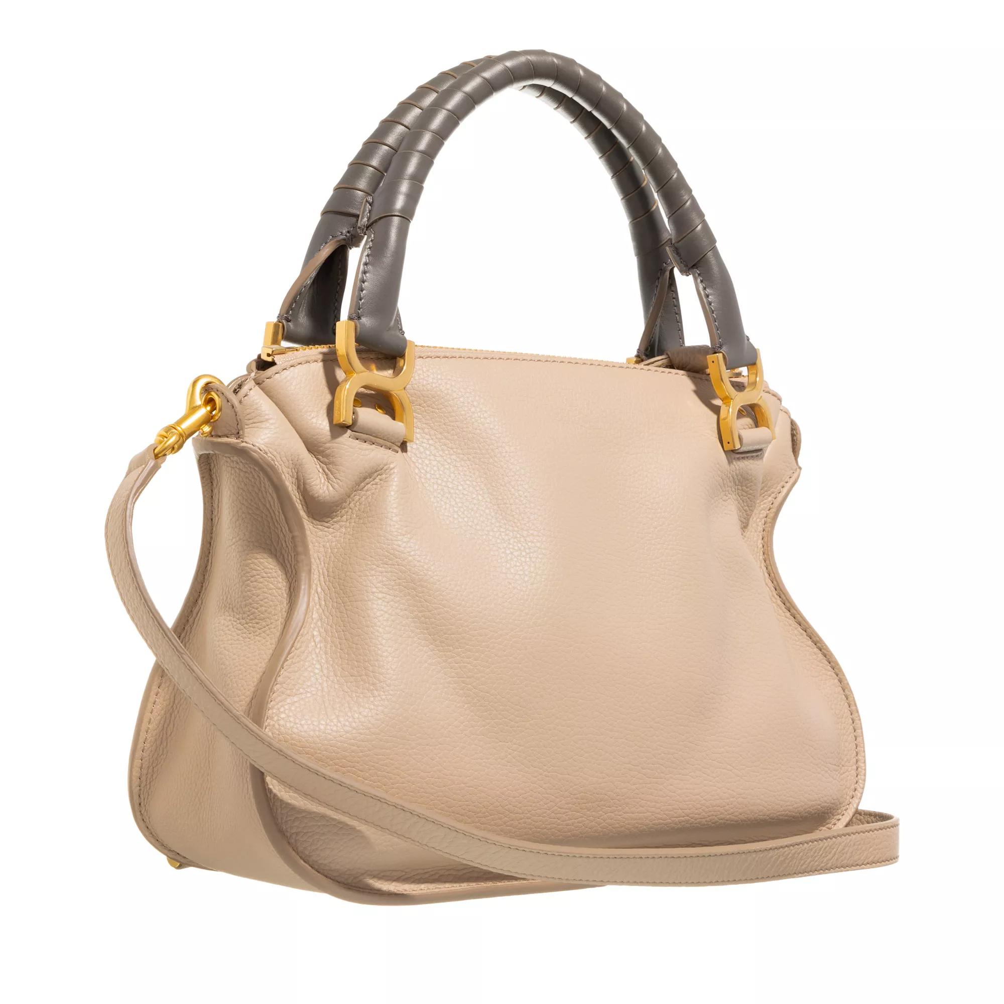 Chloé Crossbody bags Marcie Double Carry Bag in taupe