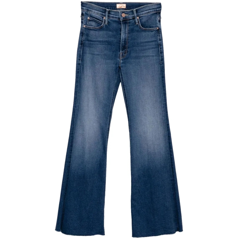 Mother Jeans mit geradem Bein Jeans Blue blau