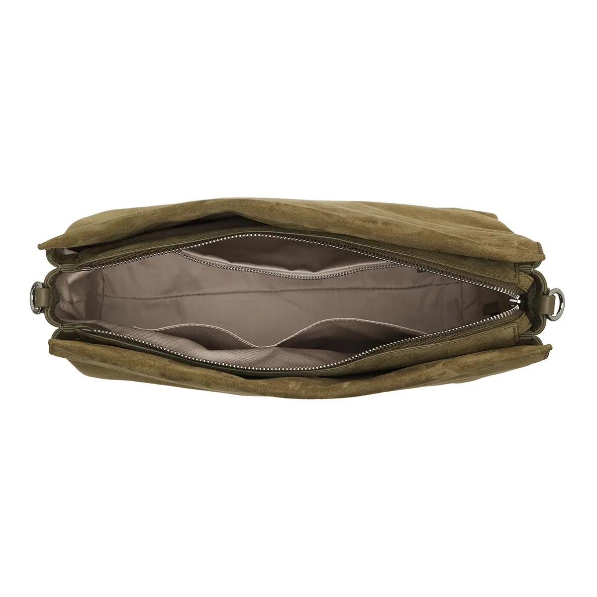 Coccinelle Crossbody bags Boheme Suede Bimaterial in groen