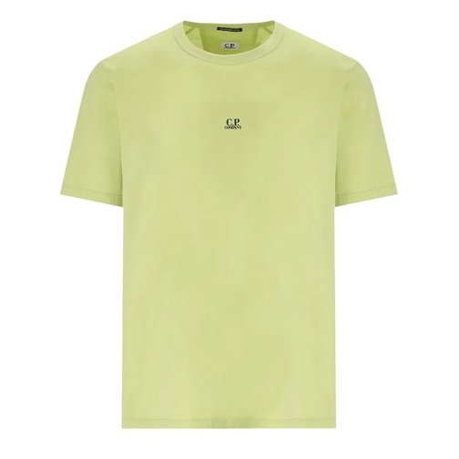 CP Company C.P. COMPANY LIGHT JERSEY 70/2 WHITE PEAR T-SHIRT grün Magliette