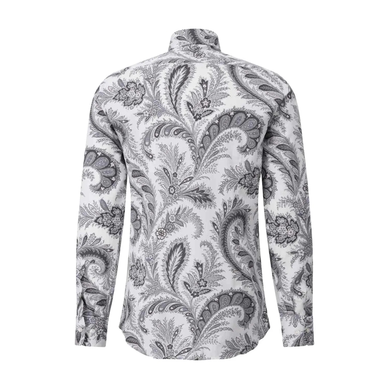 Etro Hemd Hemd mit Paisley-Muster grau(Image 3)