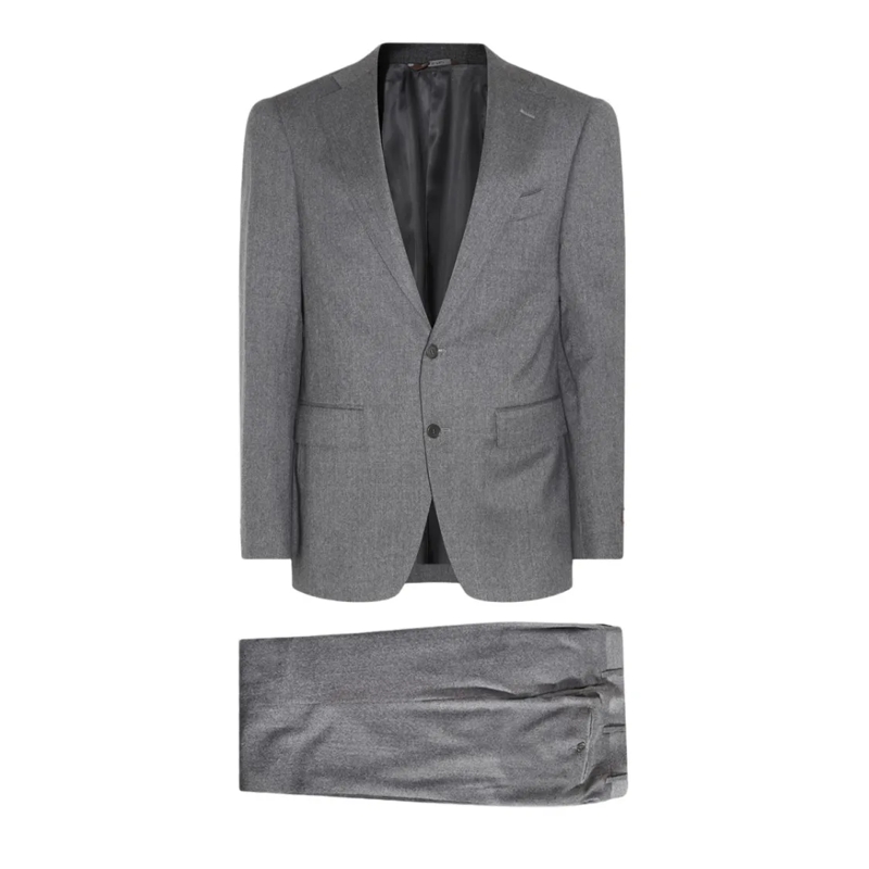 Canali Anzugkombination Tailored Two-Piece Suit With Blazer Grey