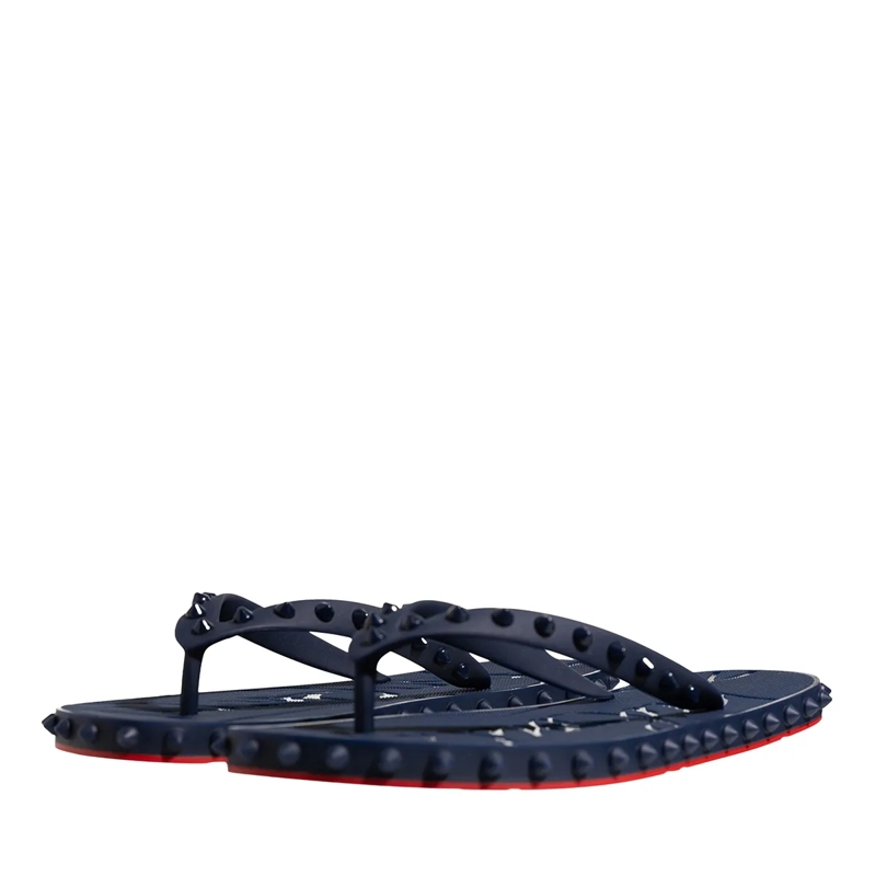 Christian Louboutin Flip Flops Super Loubi Blue(Image 3)