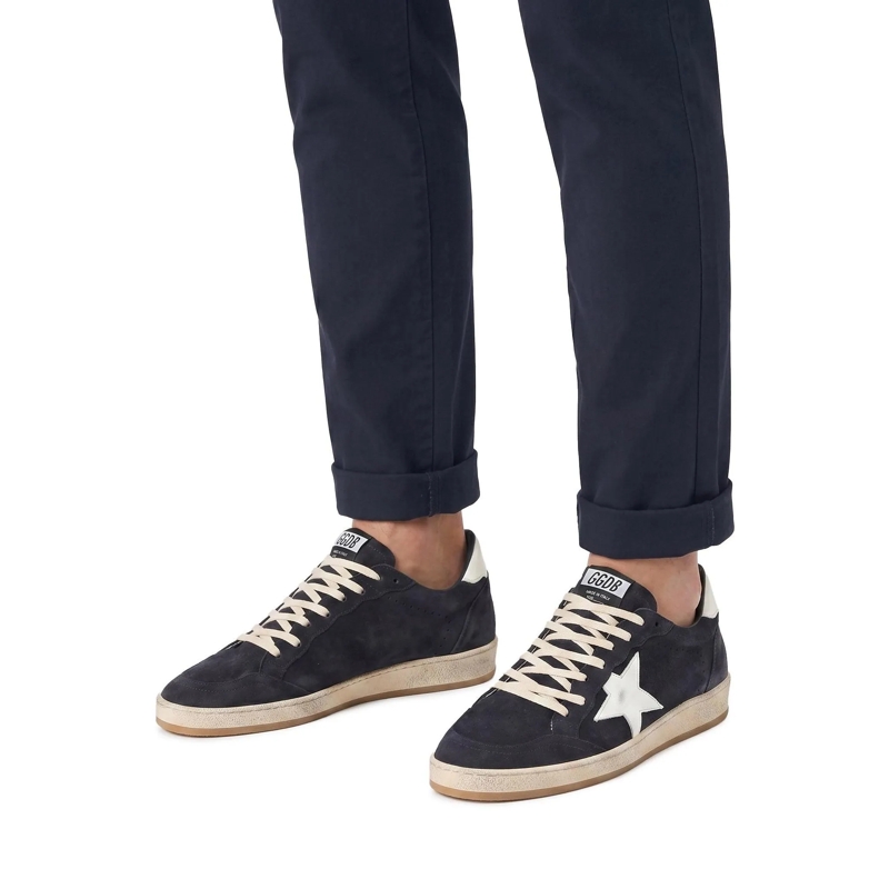 Golden Goose Schnürschuhe Sneaker Ball Star dunkelblau(Image 2)