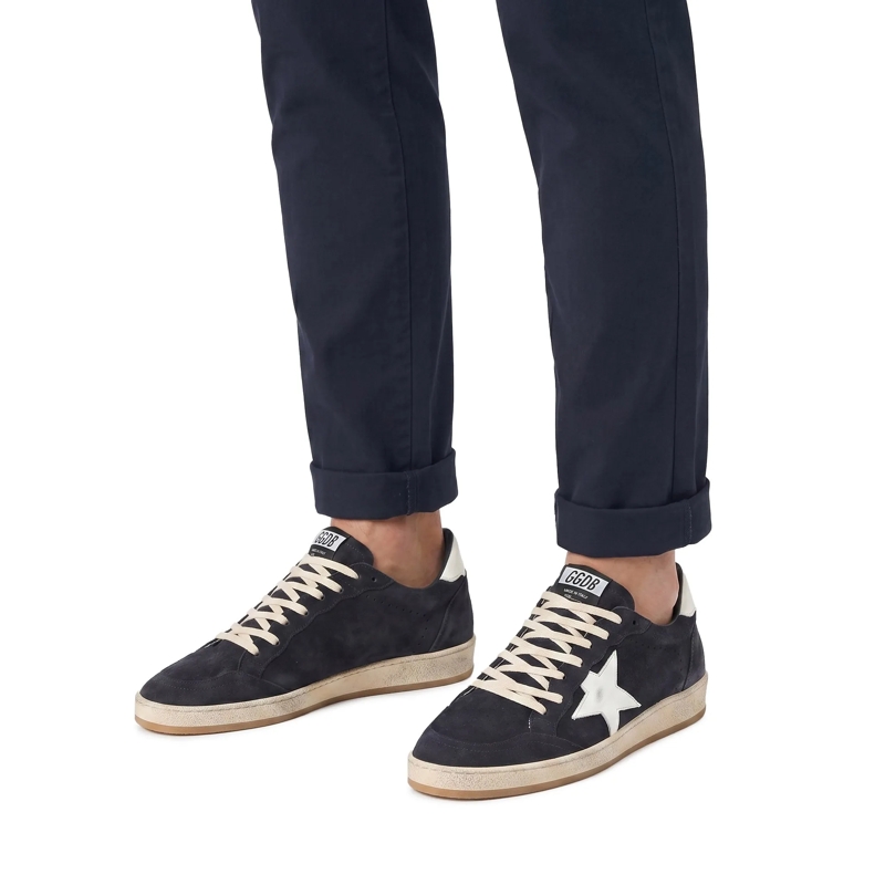 Golden Goose Veterschoenen Sneaker Ball Star dunkelblau(Image 2)