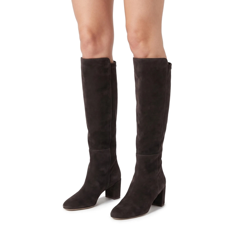 Agl Schnürschuhe Stiefel Lynn aus Veloursleder braun(Image 2)