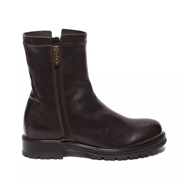 Hundred 100 Enkele laarsjes Ebony Leather Ankle Boot Brown