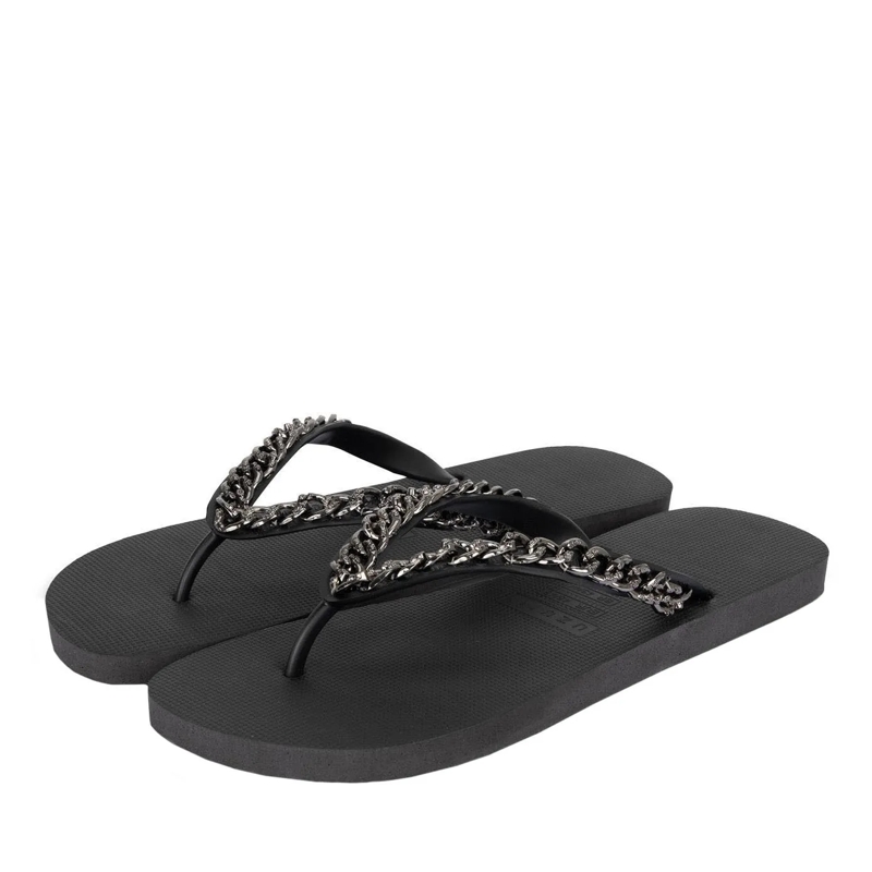 UZURII Flip Flops Zehentrenner Silver Large schwarz(Image 2)