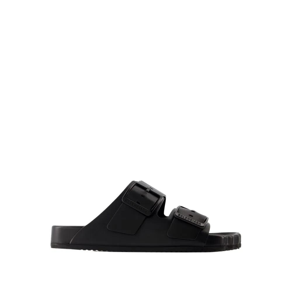 Balenciaga Sandalen & Sandaletten - Sunday Sandals - Leather - Black - Gr. 36 (EU) - in Schwarz - für Damen