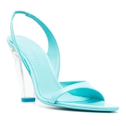 3Juin Turquoise Bridget Heeled Sandals Blue Talon haut