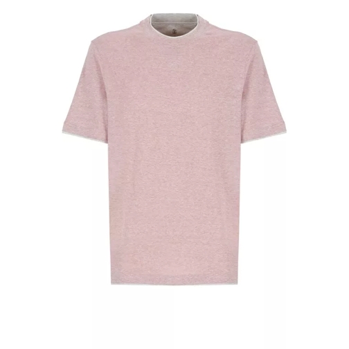 Brunello Cucinelli Cotton T-Shirt Pink 
