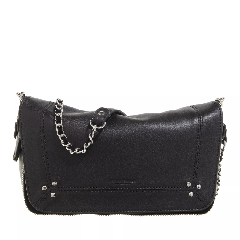 Jerome Dreyfuss Crossbody Bag Bobi S Noir Silver