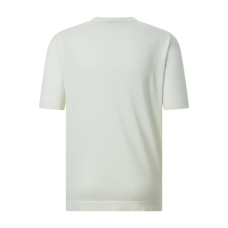 FILIPPO DE LAURENTIIS T-Shirt T-Shirt aus Crêpe-Baumwolle blau(Image 2)
