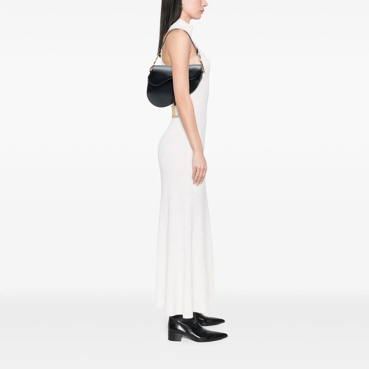 Thumbnail - Christian Dior Hobo Bags - Grained Calfskin Saddle Bag - Gr. unisize - in Schwarz - für Damen