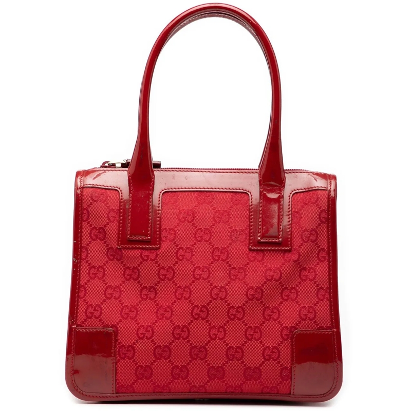 Gucci Tote GG Canvas Handbag rot