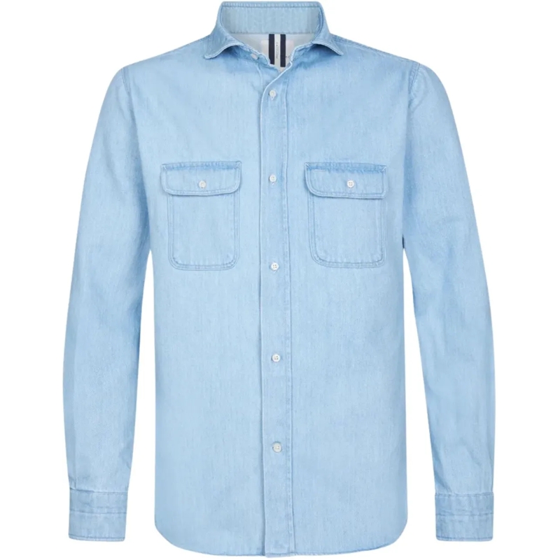 PROFUOMO Weste Profuomo  Overshirts Blauw Ppwf10007 blau