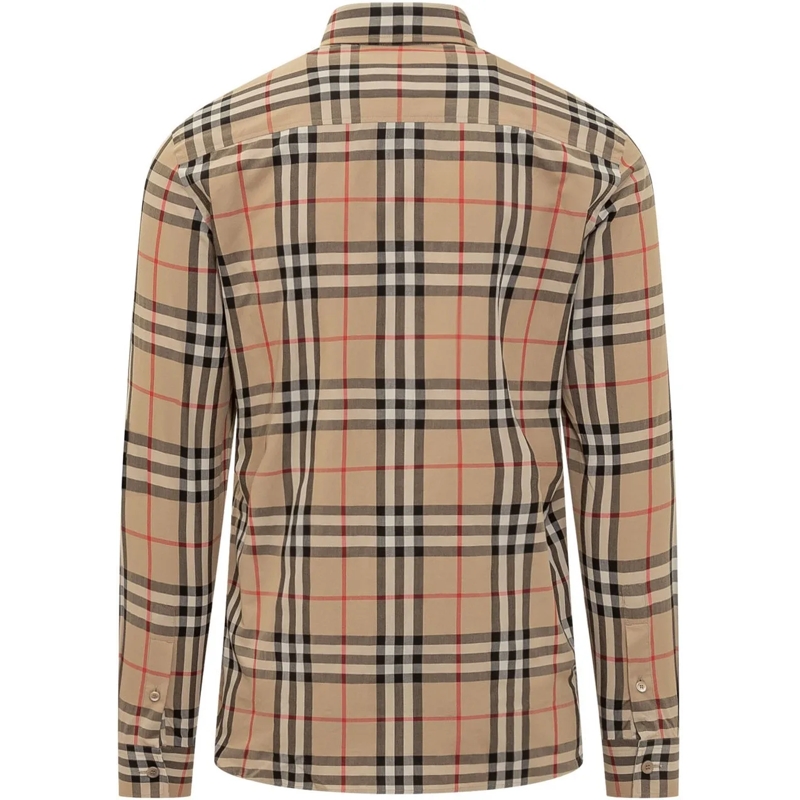 Burberry Haut décontracté Caxtan Camicia Check beige(Image 2)