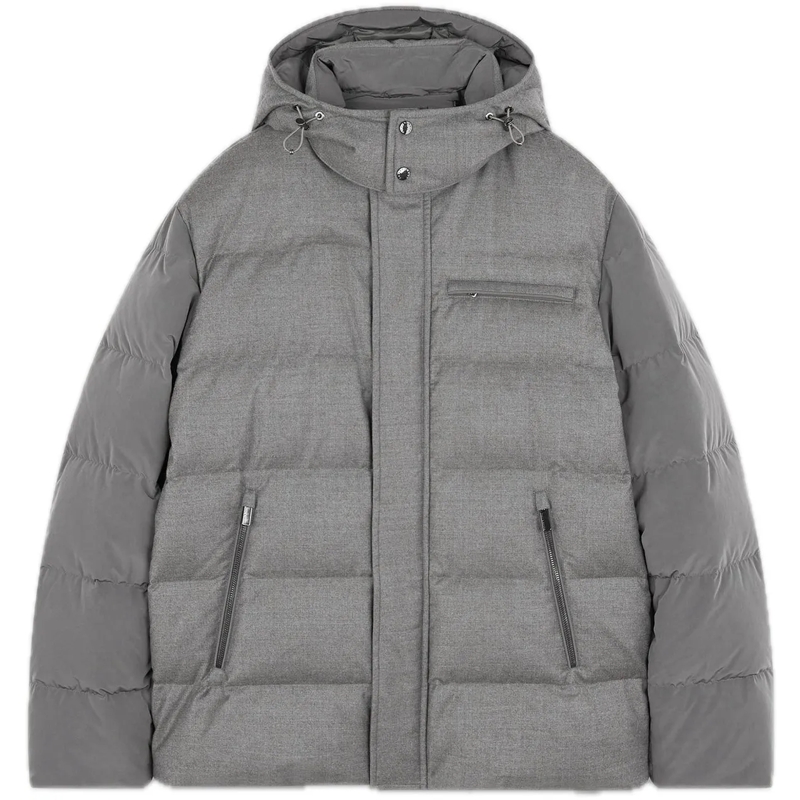 Paul & Shark Doudoune Silk puffer jacket taupe