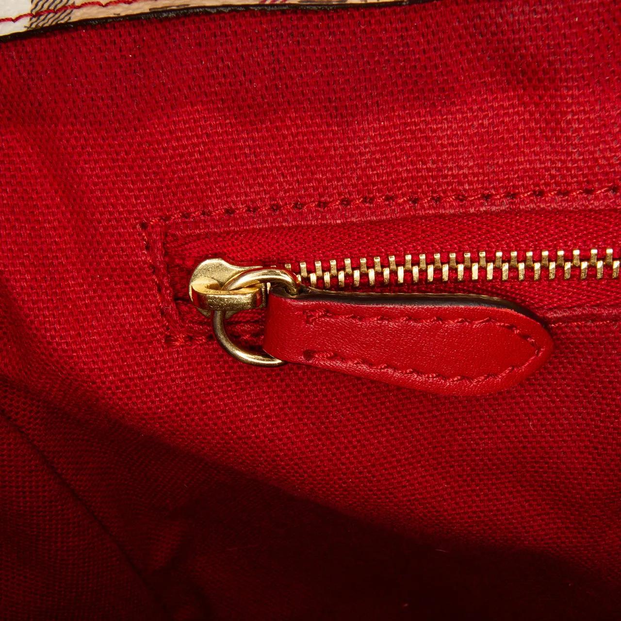 Thumbnail - Burberry Shopper - Small Leather Trimmed Haymarket Check Coated Canva - Gr. unisize - in Braun - für Damen