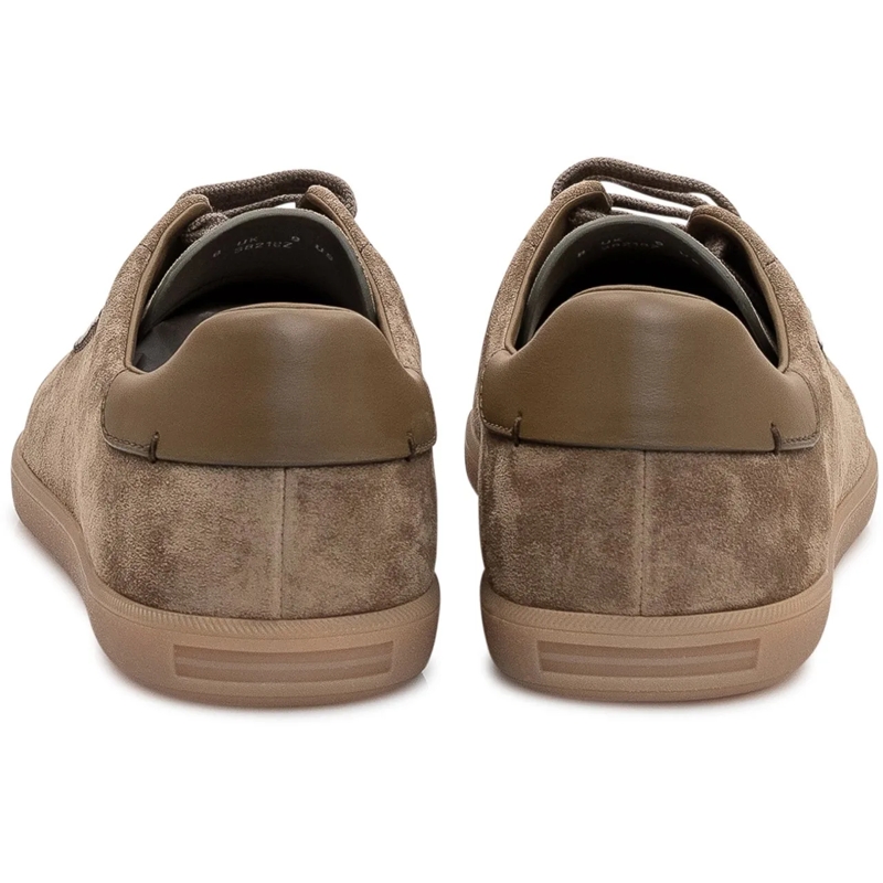 Zegna Low-Top-Sneaker Sneakers 232 Low Top in Pelle Scamosciata con Lacc taupe(Image 3)
