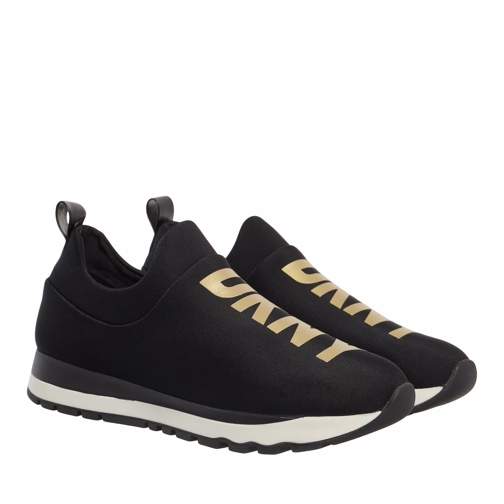 DKNY Jadyn Slip On Jogger Black Gold Slip-On Sneaker