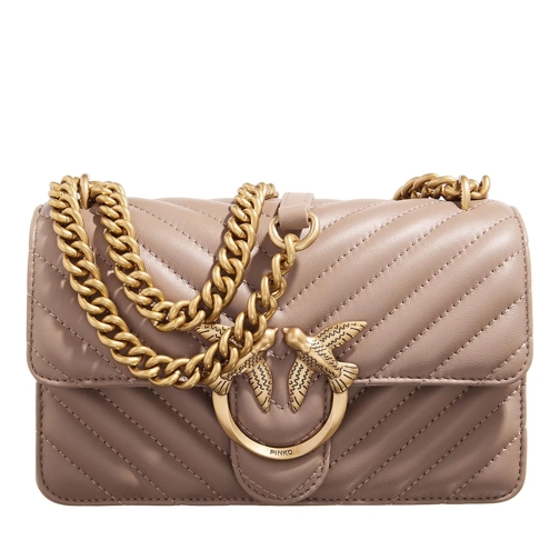 Pinko Love One Mini Dc Beige Liten väska