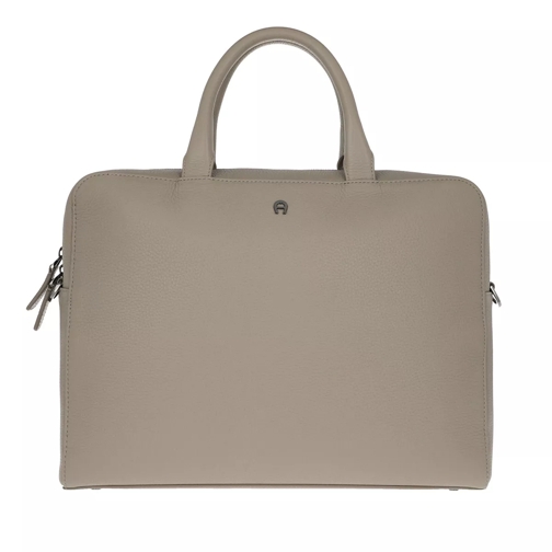 AIGNER Luca Business Bag Feather Grey Borsetta clutch
