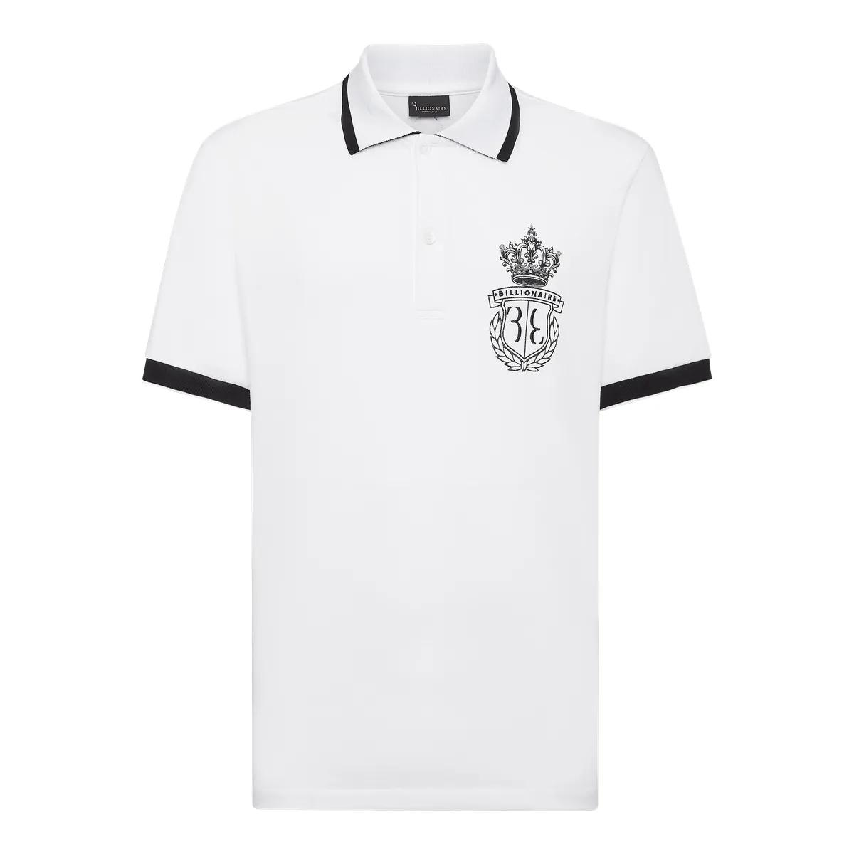 Thumbnail - BILLIONAIRE - Poloshirt - Größe S - weiß