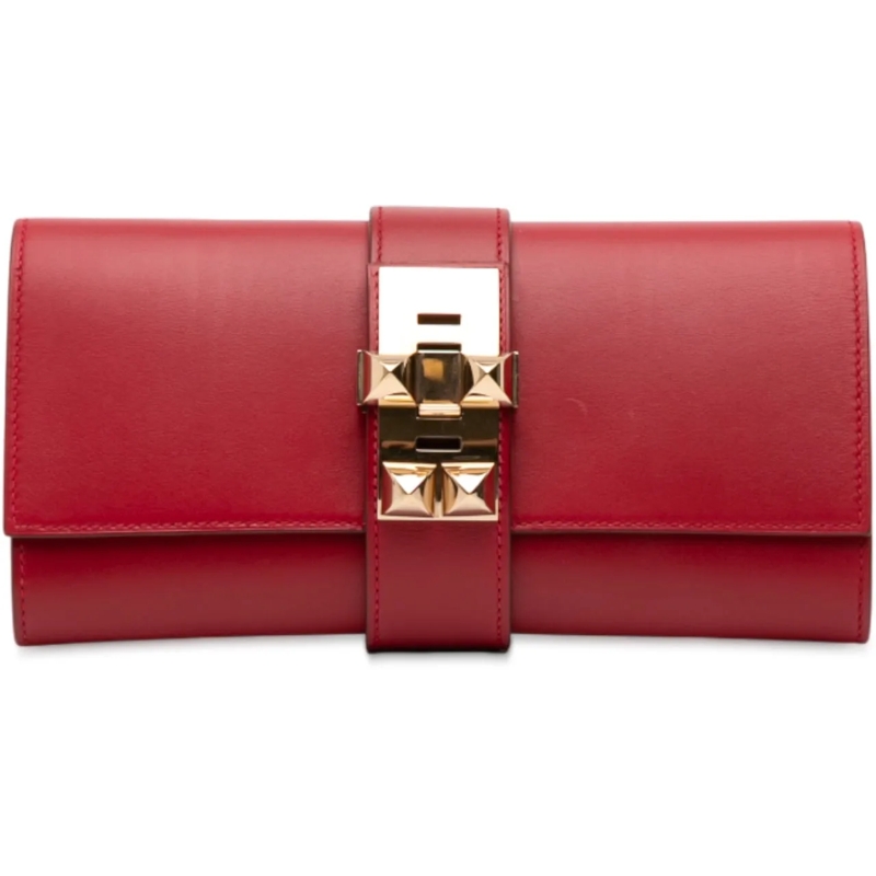 Hermès Pochette Tadelakt Medor 23 rot