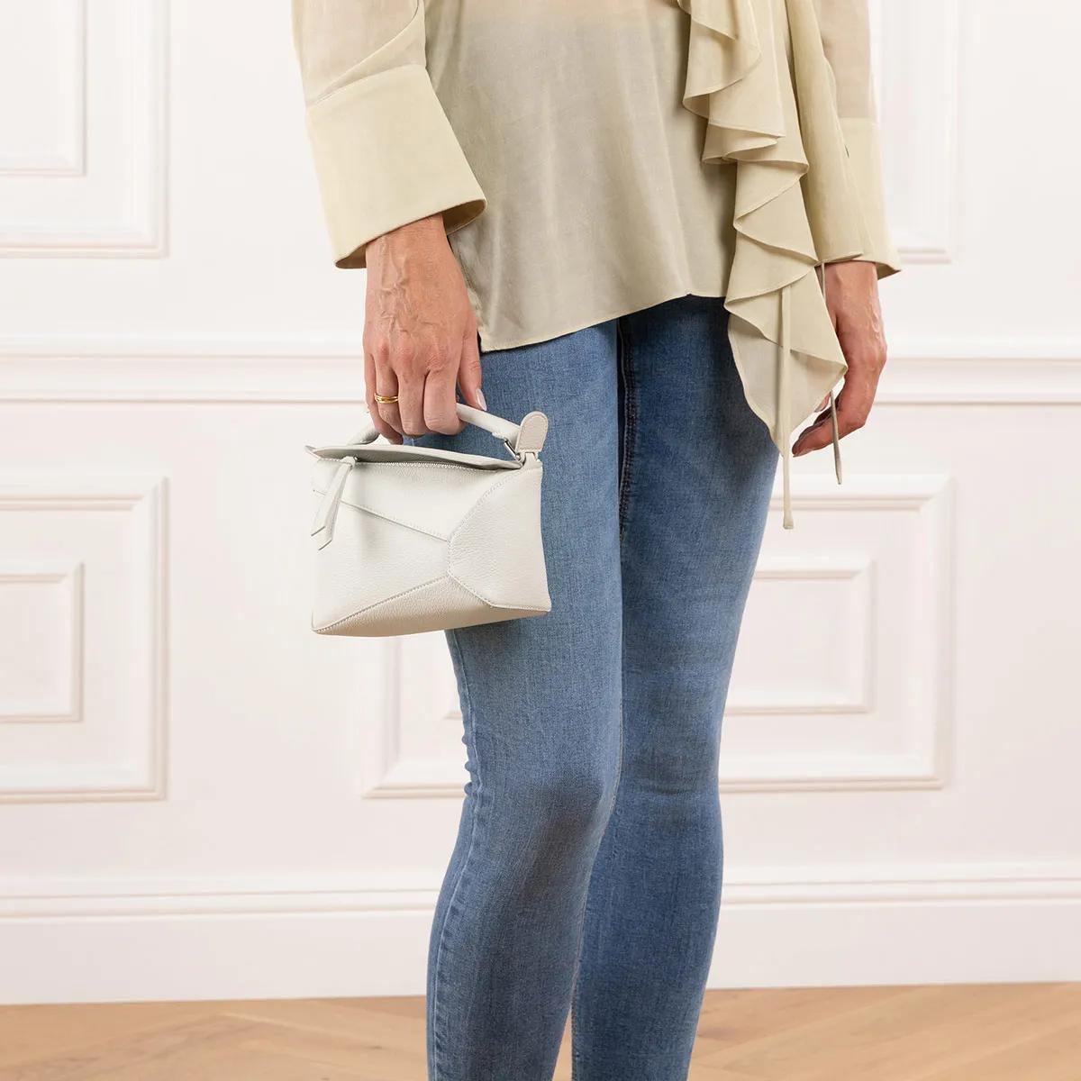 Loewe Totes & shoppers Puzzle Fold Tote Calfskin in crème