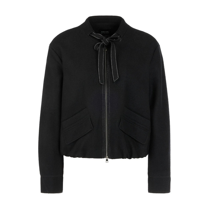 Marc Cain Jacke Jacke aus Schurwolle schwarz