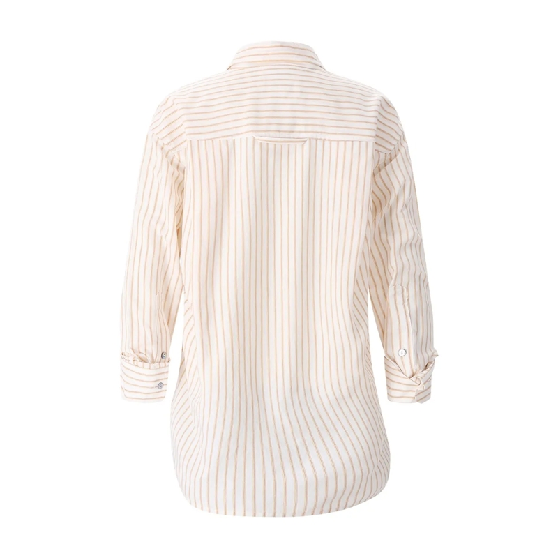 Citizens Of Humanity Bluse Gestreifte Hemdbluse Kayla orange(Image 2)