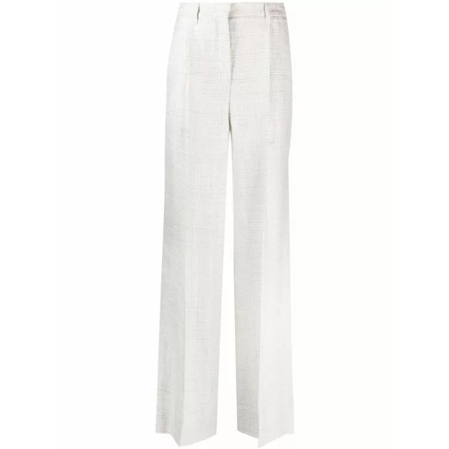 Lorena Antoniazzi Gray Check Trousers Grey 