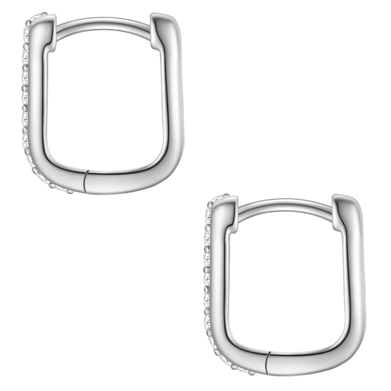 Glanzstücke München Ohrhänger Sterling Silber Creolen Zirkonia silber(Image 4)