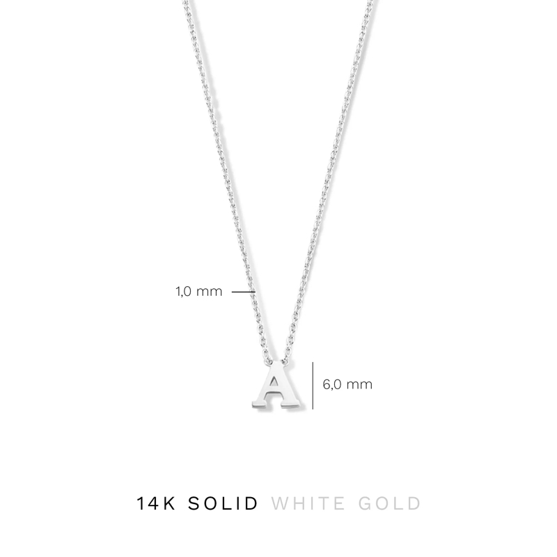 Isabel Bernard Mittellange Halskette I Whitegold Saint Germain Chloã© 14 Karat Collier White Gold (Image 13)