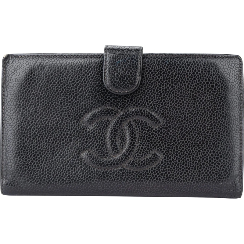 Chanel Geldbörse Chanel Caviar Leather CC Wallet mehrfarbig