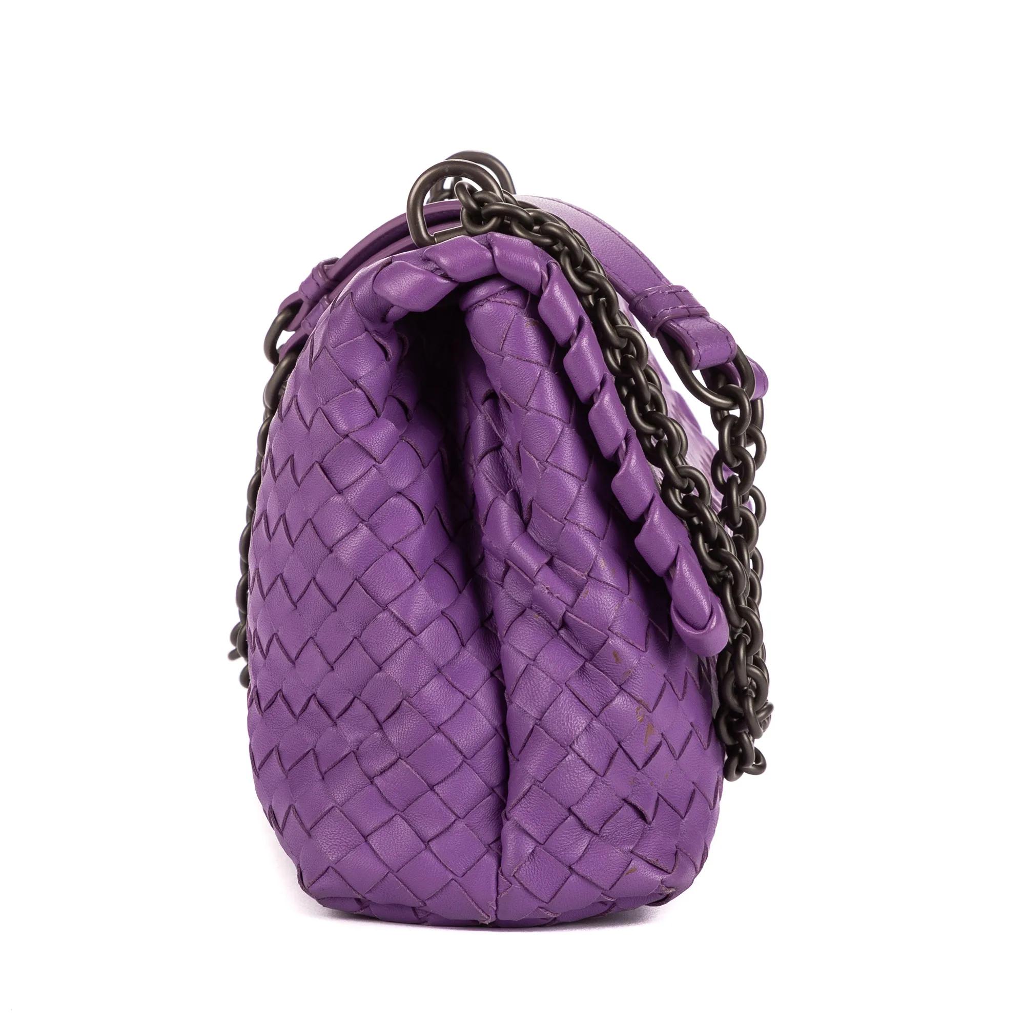 Thumbnail - Bottega Veneta Crossbody Bags - Olimpia Medium - Gr. unisize - in Violett - für Damen