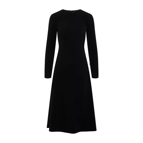 Balenciaga Black Midi Dress Black 