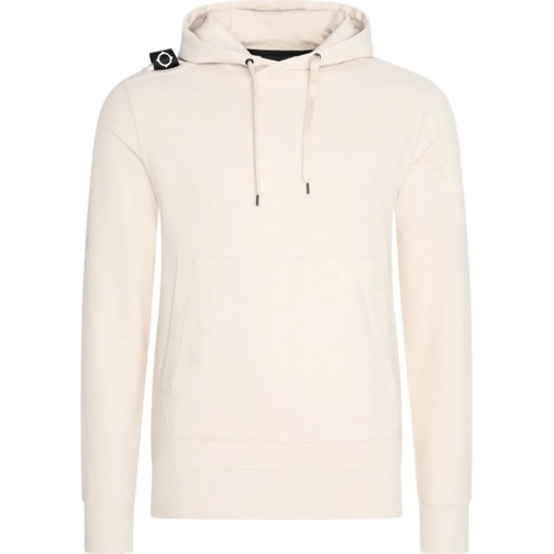 MA. STRUM Hoodie Mastrum Core Overhead Hoody Hoodies Ecru Mas4465-c weiß