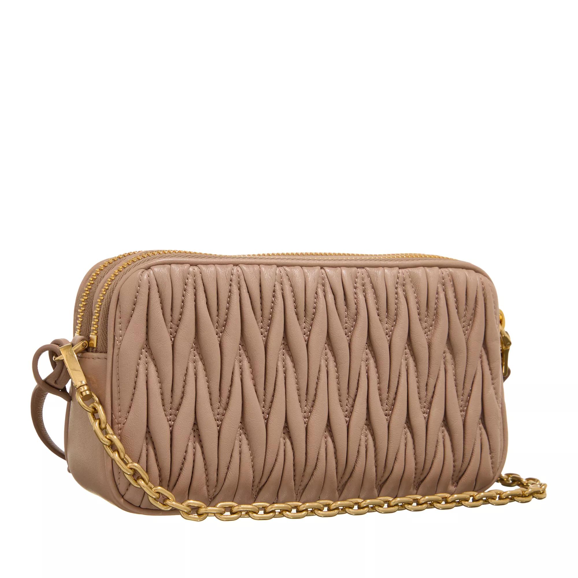 Miu Crossbody bags Shoulder Bag in bruin