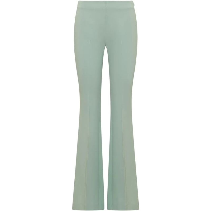 Pinko Pantalon Pantalone Svasato a Vita Alta grün