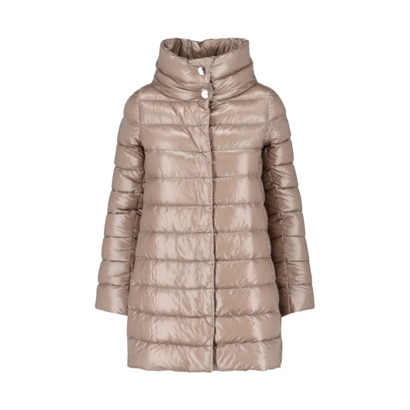 Herno  Amelia Puffer Jacket – Beige Neutrals