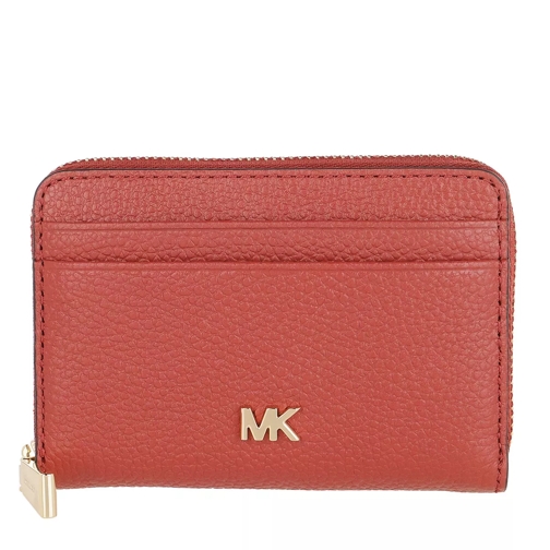 MICHAEL Michael Kors Coin And Card Case Terracotta Zip-Around Wallet