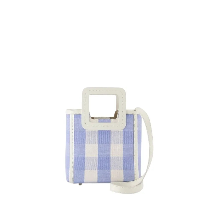 Staud Schoudertas Mini Shirley Bag - Leather - Blue Blue