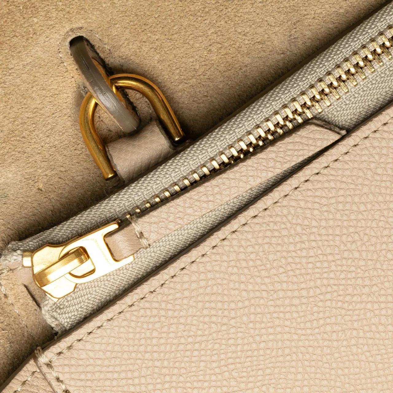 Celine Shoppers Mini Belt Satchel in bruin