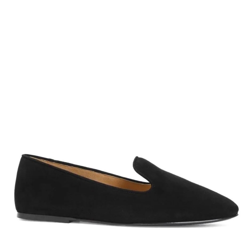 The Row Tippi Black Lamb Leather Loafers Black Ballerinaskor