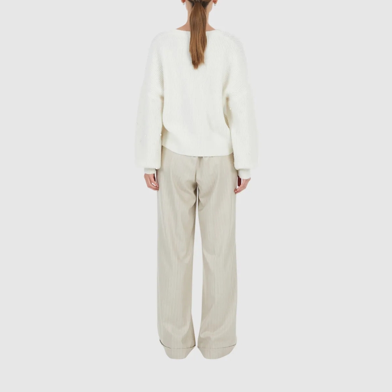 Marc Aurel Strickjacke Strickjacke beige(Image 4)
