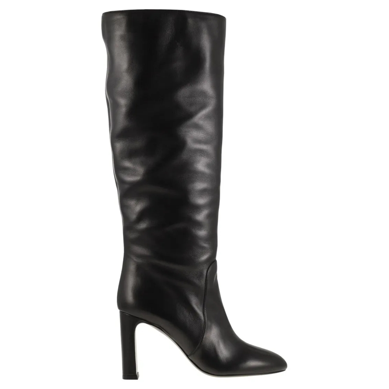 Stuart Weitzman Laarzen Babette - Leather Tube Boot Black