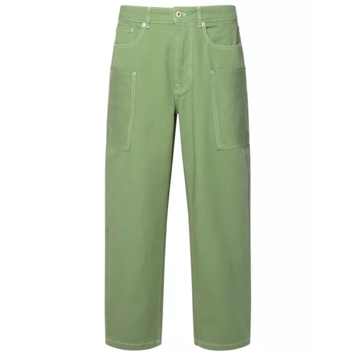 Kenzo Green Cotton Jeans Green Jeans