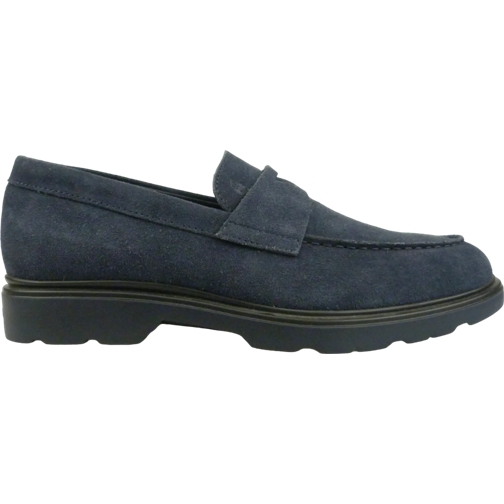 Hogan Loafer Mocassini in Camoscio Blu H393 blau